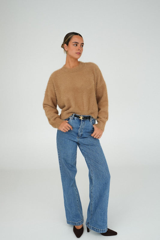 Sable Boxy Knit (Camel)