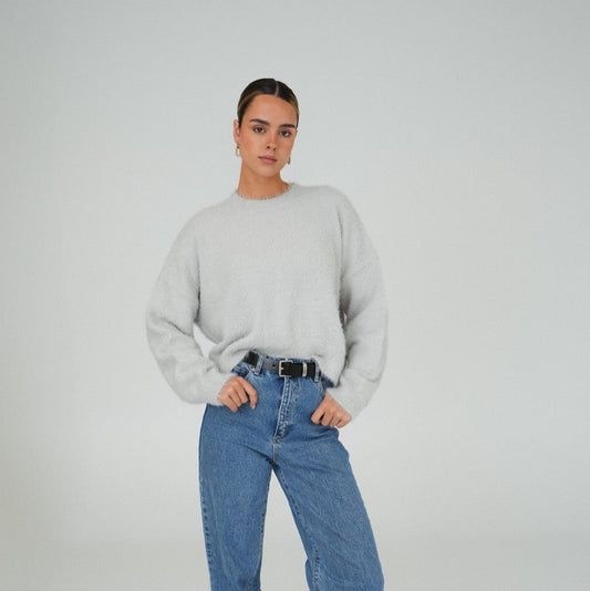 Sable Boxy Knit (Dove)