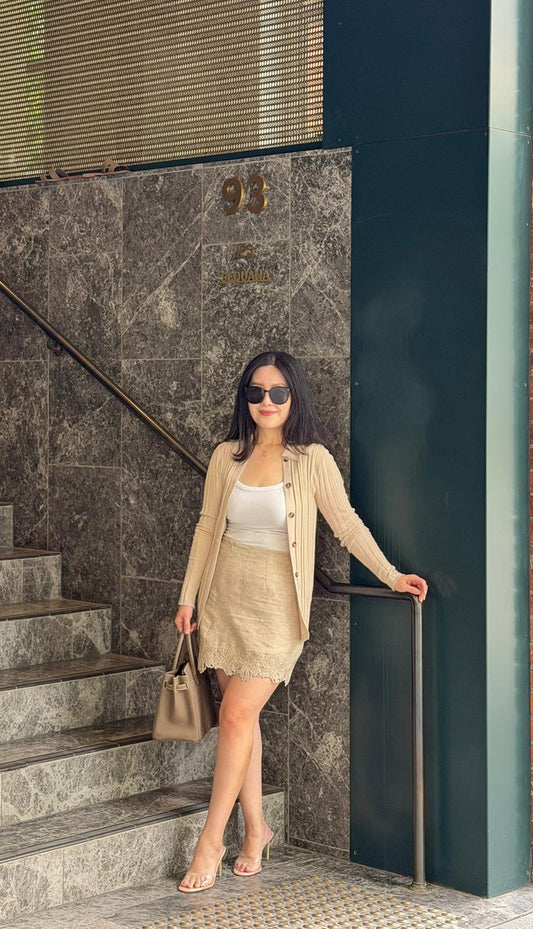 Margot Cardigan (Wheat)